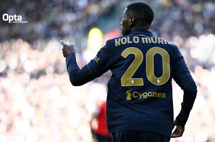 Randal Kolo Muani mengalahkan Cristiano Ronaldo dalam hal langsung nyetel dengan Juventus di tiga laga pertamanya.