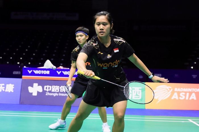 Ganda putri Indonesia, Lanny Tria Mayasari yang berpasangan dengan Siti Fadia Silva Ramadhanti tak perlu turun bermain usai timnya pastikan jadi juara Kejuaaran Beregu Campuran Asia 2025 dengan skor 3-1 atas China.