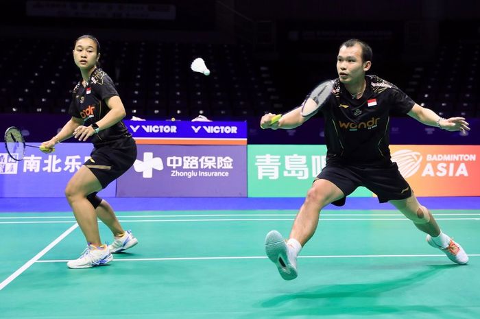 Ganda campuran Indonesia, Rinov Rivaldy/Lisa Ayu Kusumawati, ungkap penyebab mereka nyaris oleng di partai pertama Indonesia vs Hong Kong pada Kejuaraan Beregu Campuran Asia 2025, Selasa (11/2/2025)