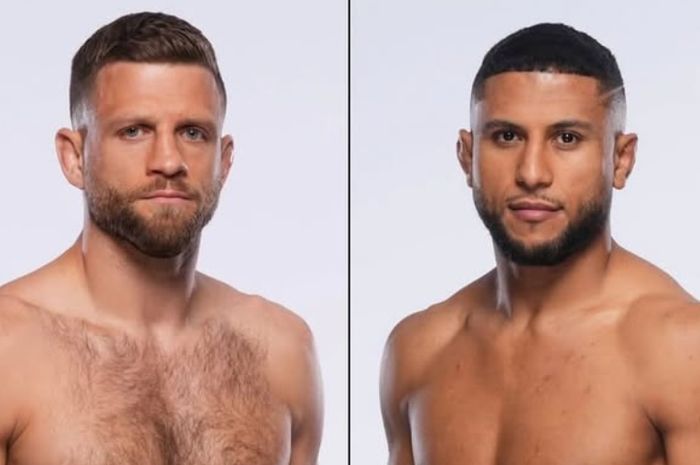 Jagoan kelas bulu, Youssef Zalal (kanan), akan bertarung melawan Calvin Kattar di UFC Vegas 102, Sabtu (15/2/2025).