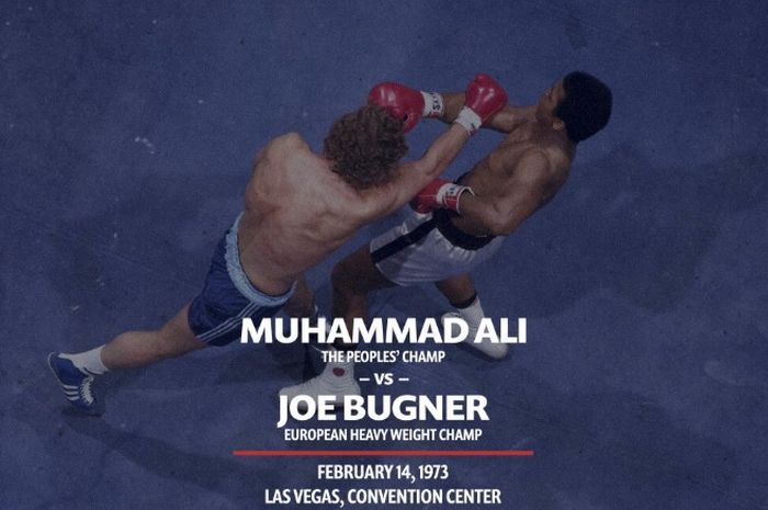 Muhammad Ali memuji Joe Bugner setelah sang lawan sanggup meladeninya selama 12 ronde dalam pertarungan pada  14 Februari 1973.