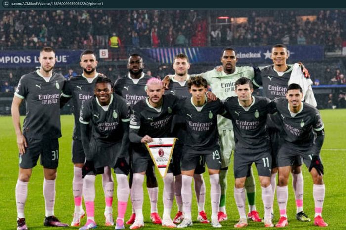 AC Milan tidak akan lagi menurunkan empat pemain depannya sekaligus saat menjamu Feyenoord Rotterdam dalam leg kedua play-off Liga Champions.