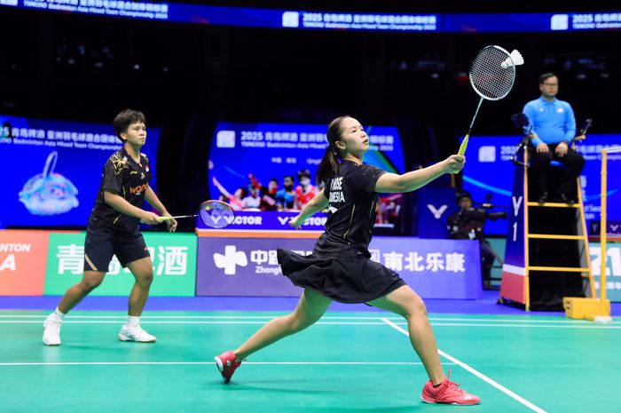 Ganda putri Indonesia, Meilysa Trias Puspitasari/Rachel Allessya Rose lolos babak 16 besar Taipei Open 2025.