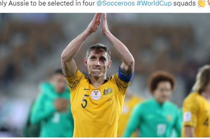 Mantan kapten Timnas Australia, Mark Milligan.