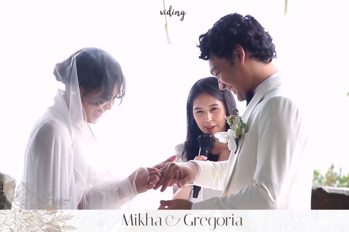 Gregoria Mariska Tunjung melangsungkan upacara pernikahan dengan Mikha Angelo di Bandung, Jawa Barat, 21 Februari 2025.