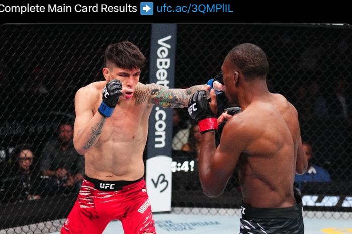 Ignacio Bahamondes (kiri) kantongi kemenangan luar biasa saat Amanda Lemos juga tampil solid pada UFC 313.