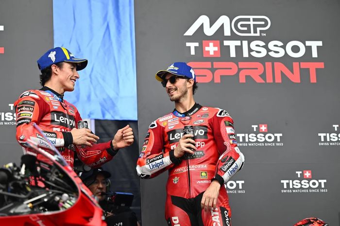 Ayah Francesco Bagnaia bicara soal rivalitas putranya dengan Marc Marquez