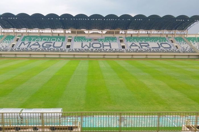 Stadion Maguwoharjo yang baru direnovasi bakal segera dipakai PSS Sleman. 