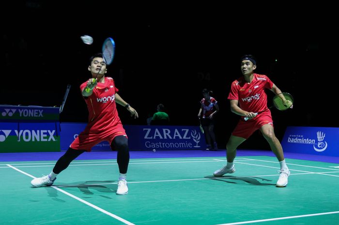 Ganda putra Indonesia, Leo Rolly Carnando/Bagas Maulana, membuka asa all Indonesia final usai mengalahkan wakil Taiwan, Liu Kuang-heng/Yang Po-han, pada babak perempat final Kejuaraan Asia 2025.
