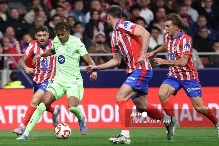 Barcelona sukses menekuk Atletico Madrid dengan skor 1-0 di leg kedua semifinal Copa del Rey 2024-2025.