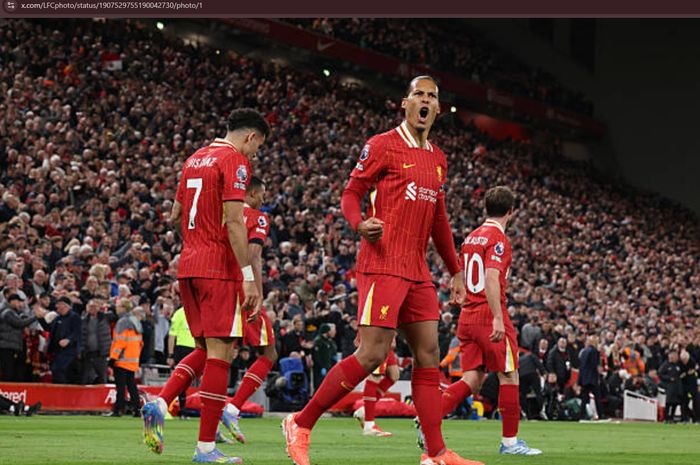 Kapten Liverpool, Virgil van Dijk, menyerukan fokus untuk rekan-rekannya usai menang atas Everton guna menjaga momentum untuk menjadi juara Liga Inggris.