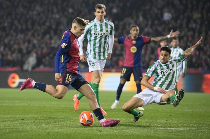 Barcelona dan Real Betis harus puas berbagi satu angka setelah laga berakhir dengan seri 1-1 dalam lanjutan Liga Spanyol 2024-2025.