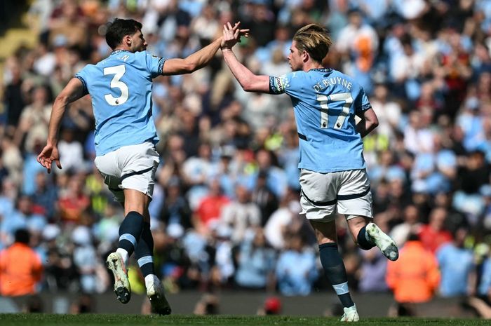 Kevin De Bruyne menjadi inspirator comeback Manchester City atas Crystal Palace dalam lanjutan Liga Inggris 2024-2025, Sabtu (12/4/2025).