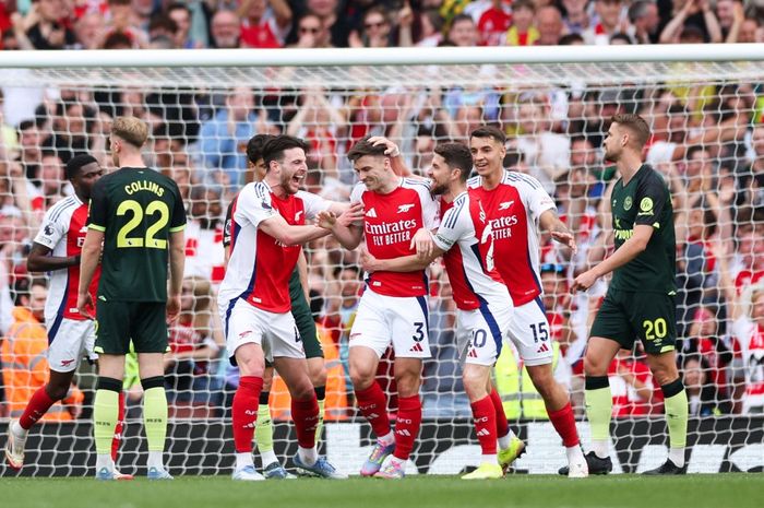 Dalam laga bertajuk Derbi London, Arsenal tertahan di Liga Inggris 2024-2025 karena sengatan 'Si Lebah' Brentford.