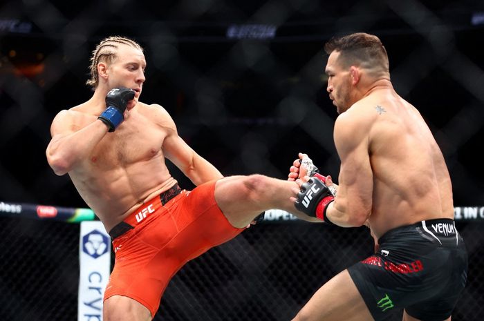 Rekan sparing Jeka Saragih, Paddy Pimblett (kiri) dapat saran untuk sosok calon lawan berikutnya dan orang itu bukan Islam Makhachev.