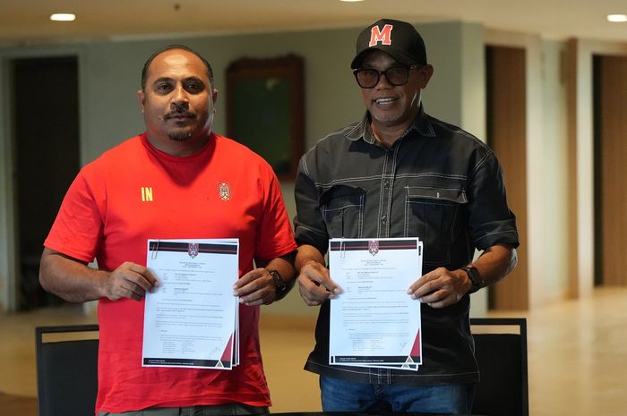 Kontrak pelatih Imran Nahumarury diperpanjang oleh Malut United FC.
