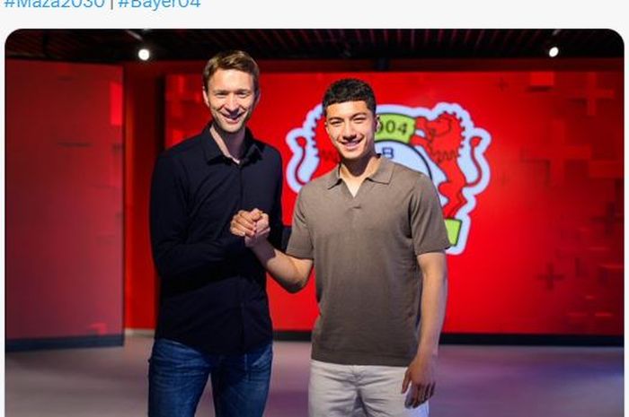 Pemain anyar Bayer Leverkusen keturunan Vietnam, Ibrahim Maza.
