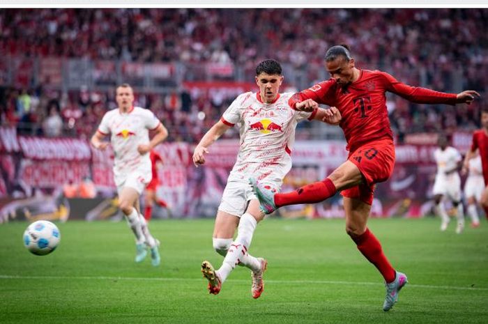 Bayern Muenchen bentrok dengan RB Leipzig pada spieltag 32 Bundesliga musim ini.