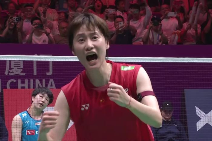 Pebulu tangkis tunggal putri, Chen Yu Fei, menjadi salah satu tumpuan China untuk menjuarai Sudirman Cup 2025.