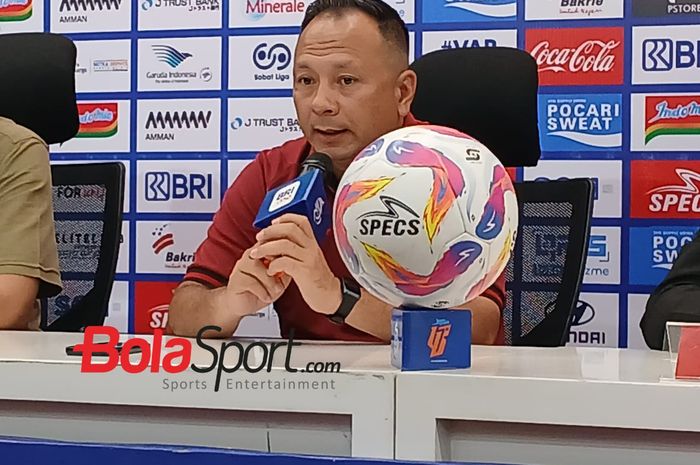 Pelatih Persija Jakarta, Ricky Nelson, jelang lawan Bali United