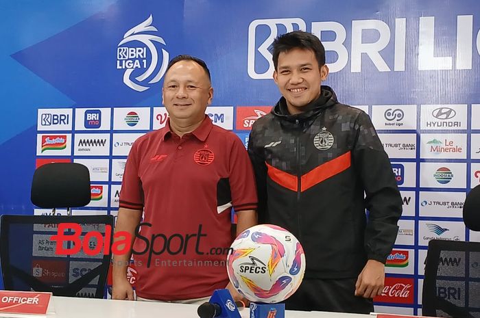 Sesi jumpa pers Persija Jakarta jelang lawan Bali United di JIS