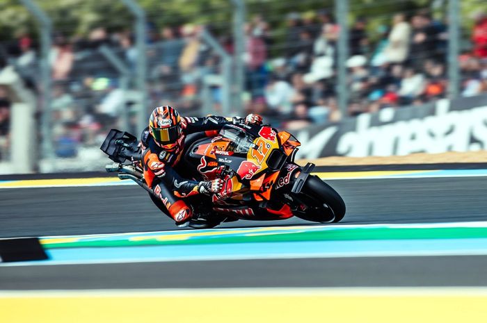 Pembalap Red Bull KTM Tech3, Maverick Vinales percaya diri jelang MotoGP Inggris 2025