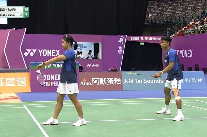 Jafar Hidayatullah/Felisha Alberta Nathaniel Pasaribu berhasil raih juara Taipei Open 2024 setelah mengalahkan Dejan Ferdinansyah/Siti Fadia Silva Ramadhanti, Minggu (11/5/2025)