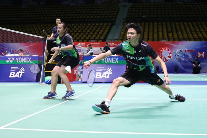 Pasangan ganda campuran Indonesia, Bobby Setiabudi/Melati Daeva Oktavianti, tersisih pada babak pertama Thailand Open 2025