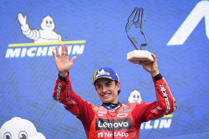 Pembalap Ducati Lenovo, Marc Marquez tak gentar jelang MotoGP Inggris 2025