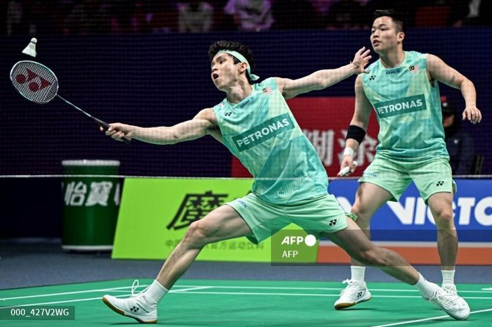 Ganda putra Malaysia, Aaron Chia/Soh Wooi Yik merasakan manfaat besar dilatih Herry IP di Malaysia Masters 2025. 