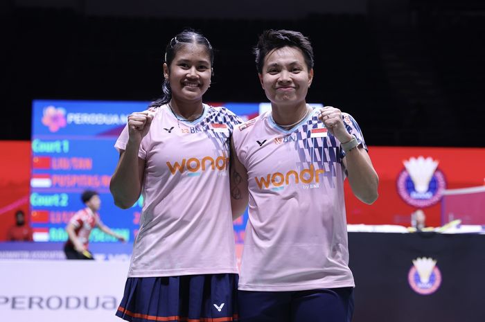 Apriyani Rahayu/Febi Setianingrum menutup kegilaan ganda putri Indonesia pada 16 besar Malaysia Masters 2025.
