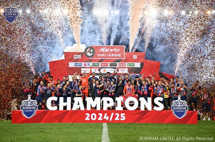 Buriram United menjuarai Liga Thailand 2024/25 sekaligus ASEAN Club Championship 2024/25. Quadruple musim ini. 