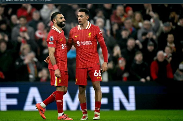 Winger Liverpool, Mohamed Salah, memahami makna dan niatan dari kepergian rekannya, Trent Alexander-Arnold ke Real Madrid.