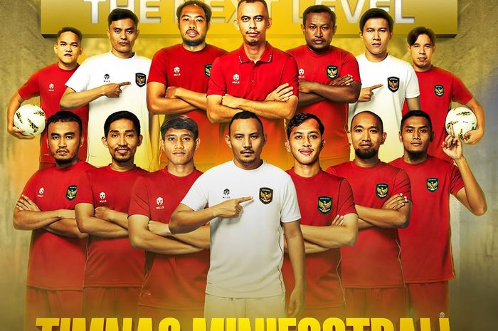 Skuad timnas Indonesia yang berlaga di Piala Dunia Mini Football 2025 di Baku, Azerbaijan pada 21 Mei hingga 1 Juni 2025.