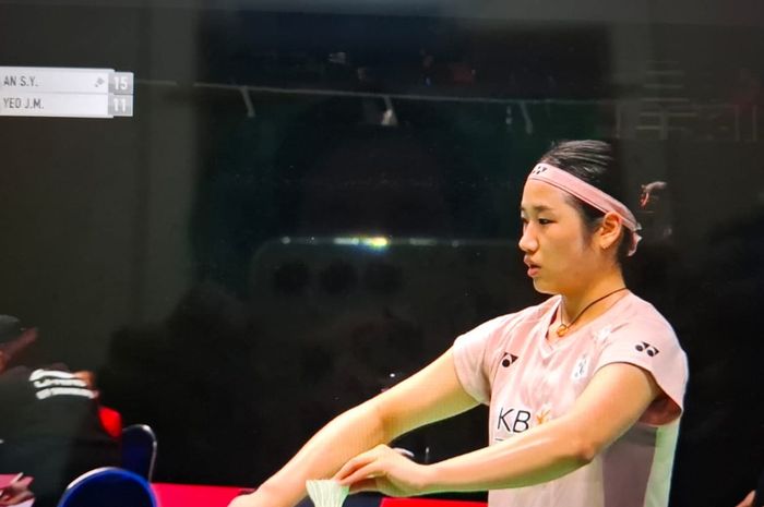 Tunggal putri Korea Selatan, An Se-young, menyuguhkan final kepagian di babak delapan besar Singapore Open 2025.