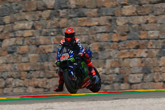 Pembalap Monster Energy Yamaha, Fabio Quartararo bicara penyebab kegagalanya raih poin di sprint race MotoGP Italia