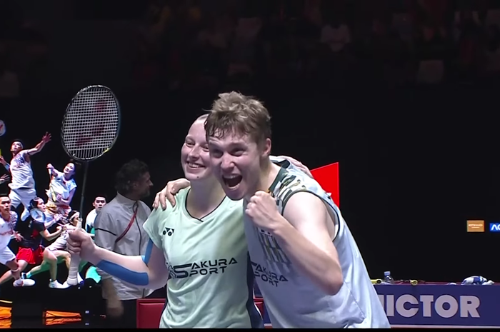 Hasil final Indonesia Open 2025, Thom Gicquel/Delphine Delrue menang