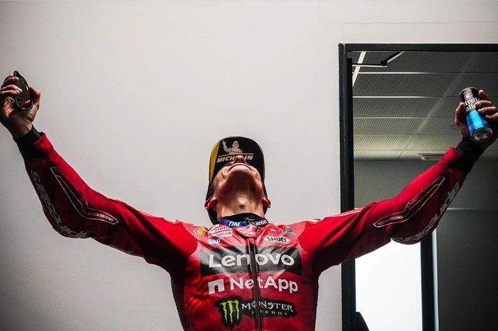 Pembalap Ducati, Marc Marquez, menorehkan akhir pekan sempurna pada MotoGP Aragon 2025