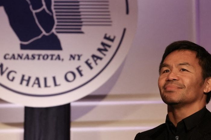 Manny Pacquiao dimasukkan ke dalam International Boxing Hall of Fame pada Minggu (8/6/2025).