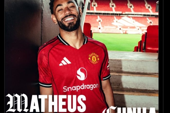 Matheus Cunha resmi menjadi pemain Man United, Kamis (12/6/2025), setelah direkrut dari Wolverhampton.