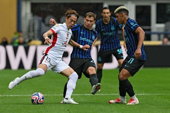 Laga Urawa Reds versus Inter Milan pada fase grup Piala Dunia Klub 2025.