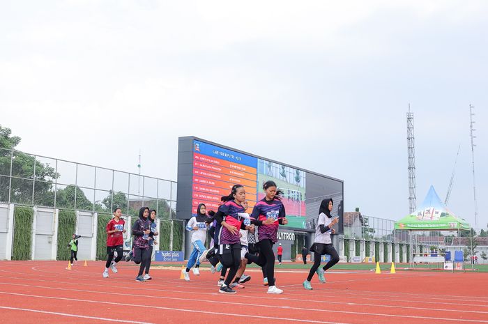 MilkLife Athlethics Challenge Seri 1 yang diselenggarakan di Supersoccer Arena, Kudus.