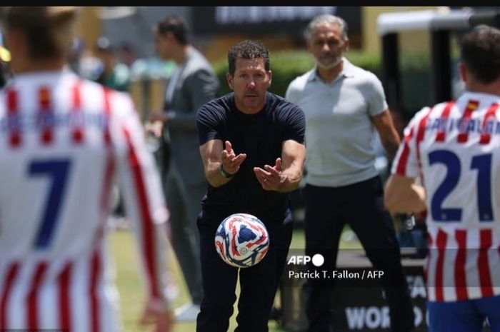 Pelatih Atletico Madrid, Diego Simeone, berbicara soal kegagalan timnya lolos ke babak 16 besar Piala Dunia Klub 2025 walau mengalahkan Botafogo (23/6/2025).