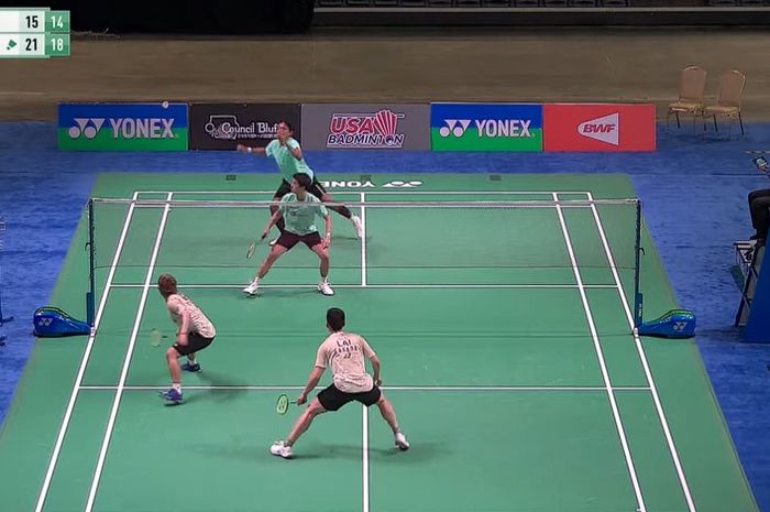 Ganda putra Indonesia, Teges Satriaji Cahyo Hutomo/Gabriel Christopher Wintan Wijaya, terhenti di babak 32 besar US Open 2025 usai kalah dari pasangan Kanada.