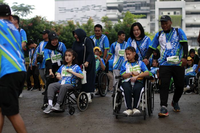Suasana Ajang Lari Binus Fun Run 2025.