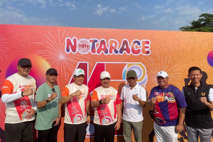 Notarace 2025 dimeriahkan oleh 4200 peserta di Bekasi, Jawa Barat, Minggu (13/7/2025)