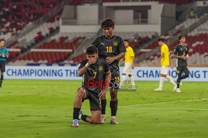 Brunei Darussalam membobol Malaysia pada matchday kedua Grup A Piala ASEAN U-23 2025 di Stadion Utama Gelora Bung Karno (SUGBK), Jakarta, Jumat (18/7/2025).