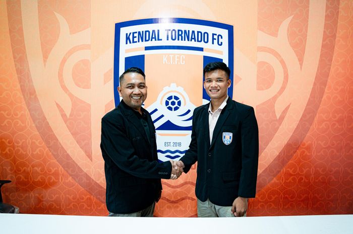 Bayu Fiqri menjadi tambahan amunisi Kendal Tornado FC untuk menyambut Championship (Liga 2) musim 2025-2026.