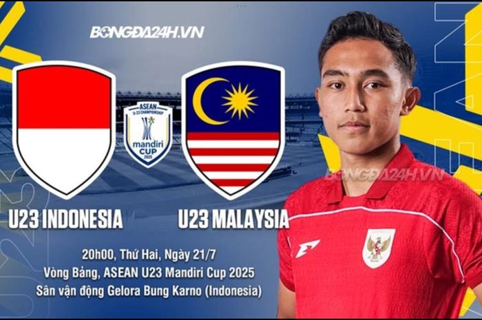 Media Vietnam memberikan prediksinya untuk pertandingan Timnas U-23 Indonesia versus Timnas U-23 Malaysia di Grup A ASEAN Cup U-23 2025.