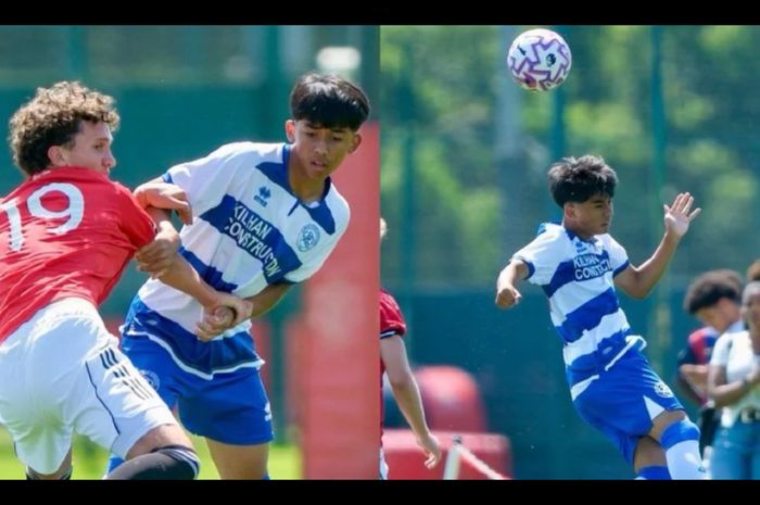 Pemain tim muda Queen Park Rangers (QPR), Reyes Shaqeel Emir Gnanalingam.